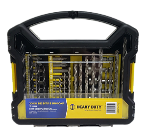 Jogo de Bits e Brocas Heavy Duty HD – 41 Peças com Maleta Organizadora (PRODUTO ORIGINAL)