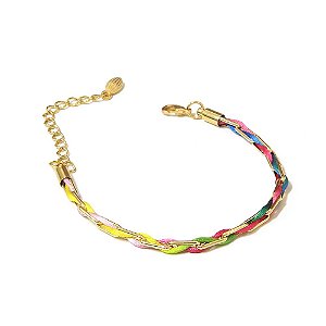 Pulseira Lou Color Dourado