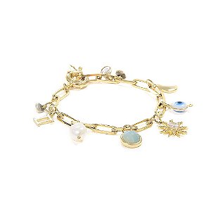 Pulseira Zodiac Dourado