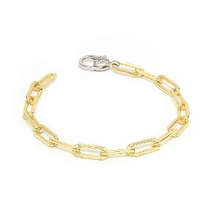 Pulseira Elos Clover Dourado