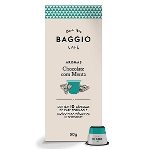 Cápsulas de Café Baggio Chocolate com Menta 10 Unid