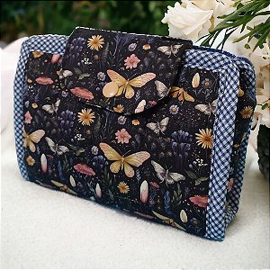 Necessaire  com 3 repartições - porta biju