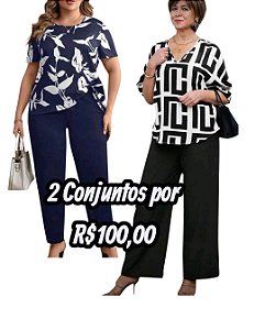 Dois conjuntos por R$100
