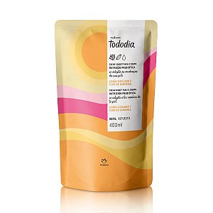 REFIL CREME HIDRATANTE TODODIA LIMÃO SICILIANO E FLOR DE GARDENIA - 400ML