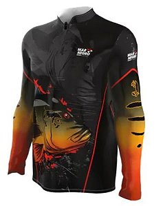 CAMISETA DE PESCA MAR NEGRO TUCUNARE AÇU G