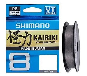 LINHA MULTIFILAMENTO SHIMANO KAIRIKI 8 PL-M58RE SL 60LB X 150M CINZA