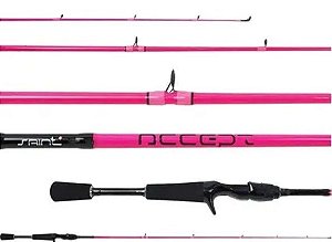 VARA INTEIRA CARRETILHA SAINT PLUS ACCEPT 561-BC 1,68M 7-17LBS PINK