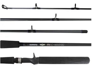 VARA 2 PARTES CARRETILHA SHIMANO FX FXC66MHB2 6 6 (1.98M) 10-20LB