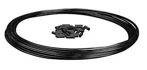 CABO DE AÇO MARINE SPORTS NYLON COATED WIRE 10 METROS 30 LBS - PRETO