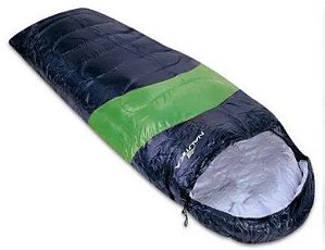 SACO DE DORMIR NAUTIKA VIPER 5C A 12 PRETO E VERDE