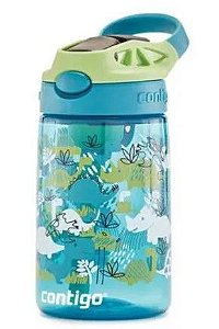 SQUEEZE KIDS AUTOSPOUT TRITAN 414ML DINOSSAURO VERDE