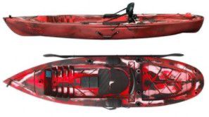 CAIAQUE CAIAKER ROBALO STD VERMELHO CAMUFLADO