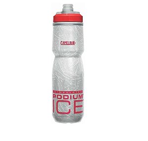 GARRAFA PODIUM ICE CAMELBAK CICLISMO BIKE 0,620ML - VERMELHO