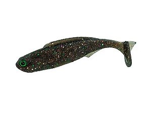 ISCA ARTIFICIAL PESCA BEAST SHAD 12,5CM 18G 4 UNIDADES - COR AURORA BLACK