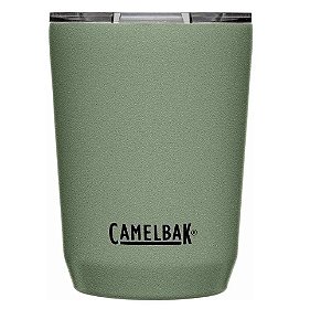 COPO TÉRMICO COM TAMPA THUMBLER 350ML CAMELBAK AÇO INOX - VERDE