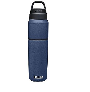 GARRAFA TÉRMICA COPO 2 EM 1 CAMELBAK MULTIBEV 650ML AÇO - AZUL