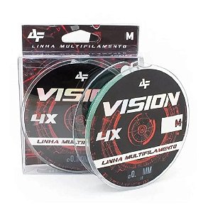 LINHA MULTIFILAMENTO ALBATROZ VISION X4 150M DARK GREEN 0,20MM