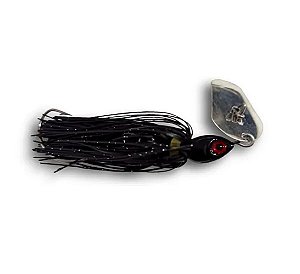 ISCA ARTIFICIAL PESCA OFF7 CHATTERBAIT JOKER 21G 5/0 - 9,5CM - PRETO