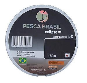 LINHA PESCA BRASIL MULTIFILAMENTO ECLIPSE PRO 0,18MM - 150M