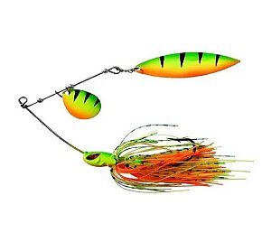 ISCA ARTIFICIAL YARA KING SPINNER 26g ANZOL 6/0 11cm FUNDO - COR FIRETIGER