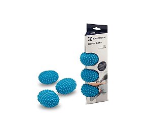 Bolas Secagem Rápida Roupa Dryer Balls Azul Electrolux - 3un