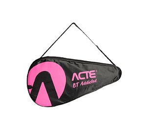 Capa Para Raquete Tênis Acte Sports - Rosa/preto