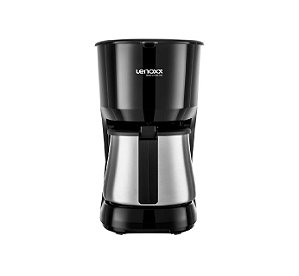 Cafeteira Lenoxx Grand Coffee PCA 035 semi automática preta de filtro