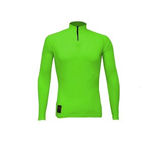 Camisa Camiseta Ciclismo King Proteção Uv50 Masc Manga Longa - Verde Neon