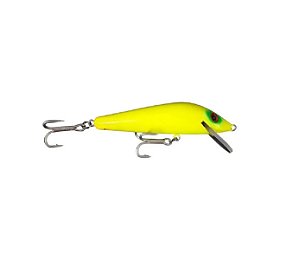 Isca Artificial Pesca Cranck Strey Sabre 8cm 11g Meia Água - Cor Verde Limão