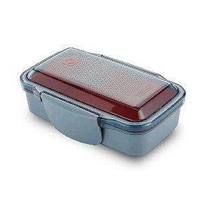 Marmita Lunch Box Pote C/ Divisória - Electrolux - Vermelho