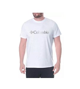 Camiseta Csc Branded Foil Masculino Columbia - Branca