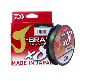 Linha Pesca Multifilamento Daiwa J-braid 0,28mm 30lbs 270m