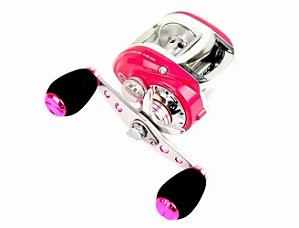 CARRETILHA SUMAX LADY 9 ROL ROSA DIREITA