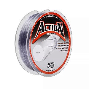 LINHA MONOFILAMENTO MARINE SPORTS ACTION BG CINZA 100MTS 0,22MM