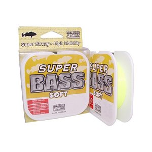 LINHA MONOFILAMENTO MARINE SPORTS SUPER BASS AMARELO 24LB 0,40MM 250M