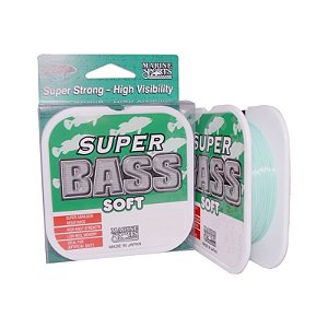 LINHA MONOFILAMENTO MARINE SPORTS SUPER BASS VERDE 17LB 0,33MM 250M