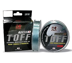 LINHA MONOFILAMENTO MARURI TOFF POWER X 300M 0,33MM