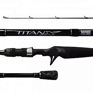 VARA 2 PARTES CARRETILHA MARINE SPORTS TITANX TTX-C602MH 1,83M 12-25 LBS