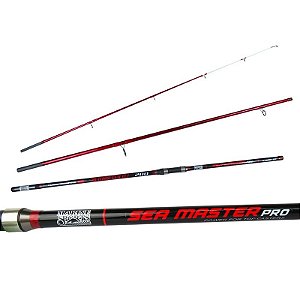 VARA 3 PARTES MOLINETE MARINE SPORTS SEA MASTER PRO SMP 3603 3,60M CASTING 100-200 GRAMAS