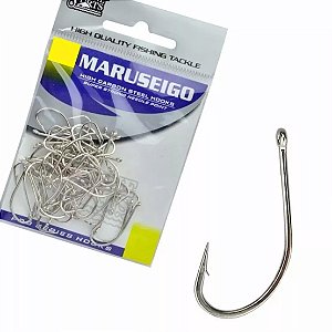 ANZOL CARTELA MARINE SPORTS MARUSEIGO NICKEL 10 C/50