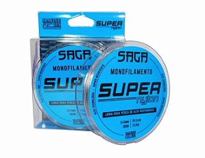 LINHA MONOFILAMENTO MARINE SPORTS SAGA NYLON SMOKE 0,37MM 300 METROS