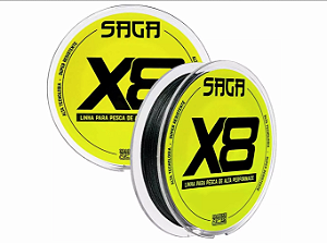 LINHA MULTIFILAMENTO MARINE SPORTS SAGA X8 GREEN 20LBS 0,19MM 300M