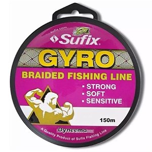 LINHA MULTIFILAMENTO GYRO 150MTS 25 LBS 0,26MM VERDE