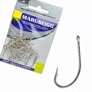 ANZOL CARTELA MARINE SPORTS MARUSEIGO NICKEL 24 C/15