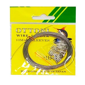 CABO DE AÇO OTTONI WIRE LEADER 10 METROS 40LBS