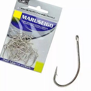 ANZOL CARTELA MARINE SPORTS MARUSEIGO NICKEL 18 C/50