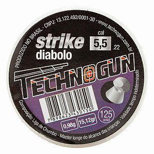 CHUMBINHO TECHNOGUN STRIKE DIABOLO 4,5 C/250 PCS