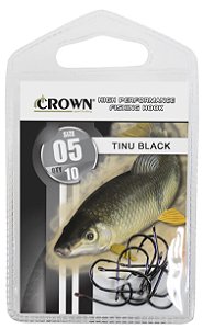 ANZOL CARTELA CROWN CHINU BLACK Nº 2 C/10