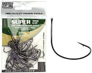 ANZOL CARTELA MARINE SPORTS SUPER WIDE GAP Nº 2/0 C/ 40