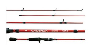 VARA 2 PARTES CARRETILHA ALBATROZ CADENZA 602 1,83M 10-20LBS